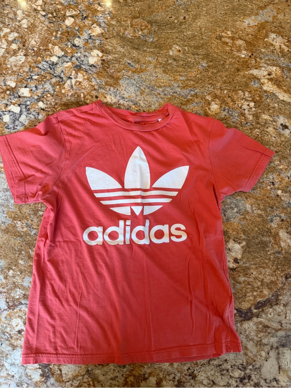 adidas Girls Large Trefoil Logo T-Shirt